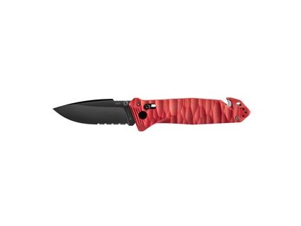 CAC S200 FRENCH ARMY KNIFE TEXTURED G10 RED HANDLE