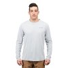 Logo Anchor LS Tech Tee - Grey Mist vel. XL