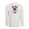 Tech Tee LS - Lobster Print - Glacier vel. M