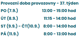 Provozní doba