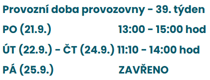 Provozní doba