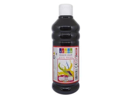 Temperová barva, černá, 500ml, Südor