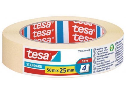 Maskovací páska "Standard 5086", 25 mm x 50 m, TESA