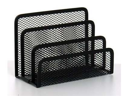 Stojan na listy drátěný, černá, VICTORIA