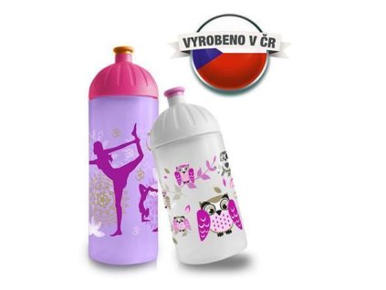 FreeWater víčko kompletní vč. zátky a těsnící gumičky - magenta/ bílá, FREEWATER