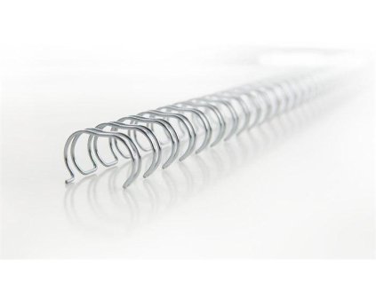 Hřbet "WireBind", stříbrná, kovový, 3:1, 8 mm, 70 listů, GBC