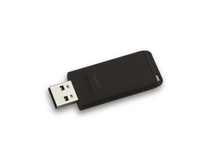 Pendrive "Slider", černá, 128GB, USB 2.0, VERBATIM