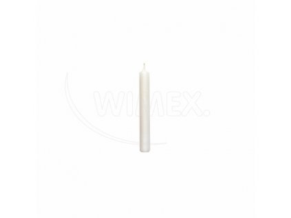 Svíčka bílá Ø13 x 100 mm do lampionu [6 ks]