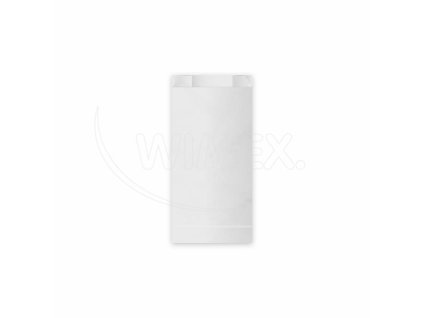 Papírový sáček (FSC Mix) s bočním skladem bílý 10+5 x 22 cm `0,5kg` [100 ks]