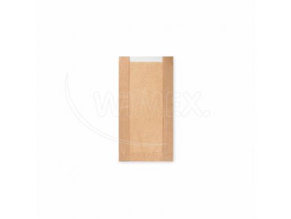 Papírový sáček s okénkem 9cm 15+6 x 29 cm [1000 ks]