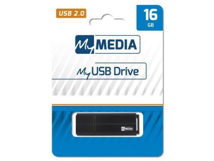 USB flash disk, 16 GB, USB 2.0, MYMEDIA