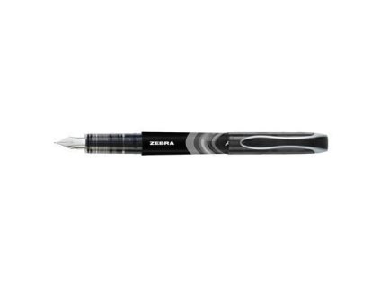 Inkoustové pero, černá, 0,6 mm, ZEBRA