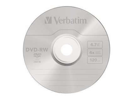 DVD-RW, 4,7GB, 4x, Verbatim, jewel box