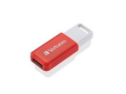 Flash disk "Databar", 16GB, USB 2.0, červená, VERBATIM 49453