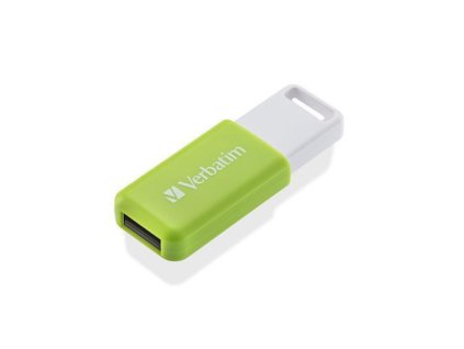 Flash disk "Databar", 32GB, USB 2.0, zelená, VERBATIM 49454