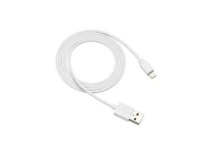 USB kabel "MFI-1", bílá, USB - Lightning (Apple), 1 m, CANYON CNS-MFICAB01W