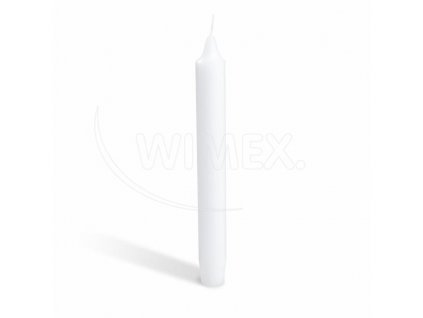 Svíčka rovná bílá Ø22 x 200 mm [160 ks]