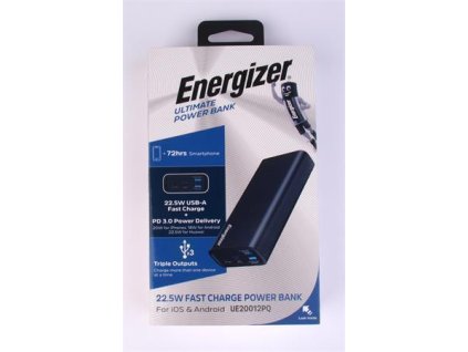 Power banka "Ultimate", 20000 mAh, 22,5W, ENERGIZER UE20012PQ