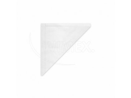 Papírový kornout bílý 17 x 17 cm `100g` vázaný [1000 ks]