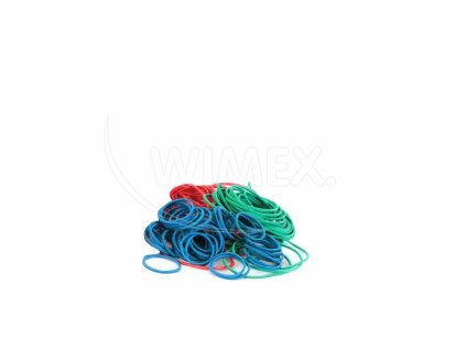 Gumička slabá barevný mix 1mm Ø2-4-6 cm [50 g]