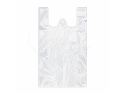 Taška (HDPE) bílá 30+18 x 55 cm `10kg` [100 ks]
