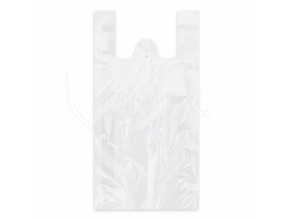 Taška (HDPE) extra-silná bílá 30+20 x 60 cm `15kg` [50 ks]