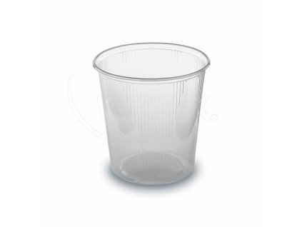 Miska (PP) kulatá průhledná Ø101mm 500ml [100 ks]