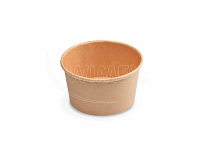 Papírová miska (PAP/PE) kraft Ø115mm 350ml `S` [50 ks]