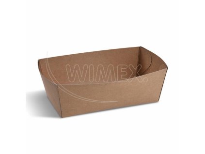 Papírová miska (FSC Mix) nepromastitelná kraft 165 x 90 x 60 mm 1000ml [100 ks]