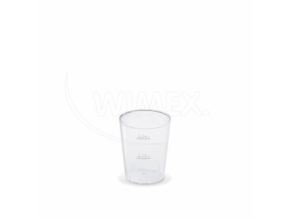 Kelímek krystal (PS) Ø43mm 2cl/4cl [50 ks]