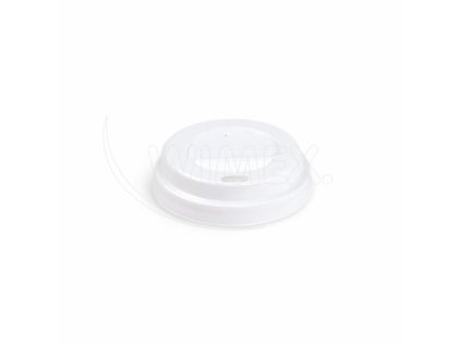 Víčko vypouklé (PS) bílé Ø62mm [50 ks]