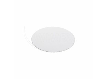 Lepenková podložka pod dort bílá Ø22cm [100 ks]