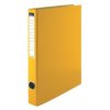 Pořadač čtyřkroužkový, žlutý, 35 mm, A4, PP/karton, VICTORIA