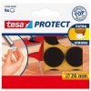 Samolepicí podložky "Protect® 57894", hnědá, plsť, 26 mm, TESA