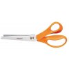 Nůžky entlovací, 23 cm, FISKARS "Classic", oranžové