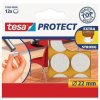 Plstěné samolepicí podložky "Protect 57893", bílá, 22 mm, TESA