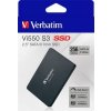 SSD (vnitřní paměť) "Vi550", 256GB, SATA 3, 460/560MB/s, VERBATIM