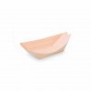 Fingerfood miska (dřevěná FSC 100%) lodička 13 x 8 cm [100 ks]