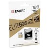 Paměťová karta "Elite Gold", microSDXC, 128GB, UHS-I/U1, 85/20 MB/s, adaptér, EMTEC ECMSDM128GXC10GP