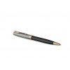 Kuličkové pero "Royal Sonnet Premium", černá, 1 mm, kovové černé tělo, zlatý klip, PARKER 7010599002