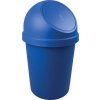 Výklopný odpadkový koš, modrá, 45 l, plast, HELIT H2401334