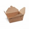 Food box (PAP FSC Mix/PET) nepromastitelný kraft `M` 151 x 120 x 65 mm 1300ml [50 ks]