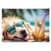 Obal se zipem "Chillout dog", A4, PP, 180 micron, PANTA PLAST