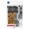 Kuličkové pero "Animal Doodler'z", modrá, mix vzorů, 0,27 mm, s víčkem, ZEBRA 2617