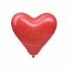 Nafukovací balónek tvar srdce červený Ø35cm `L` [5 ks]