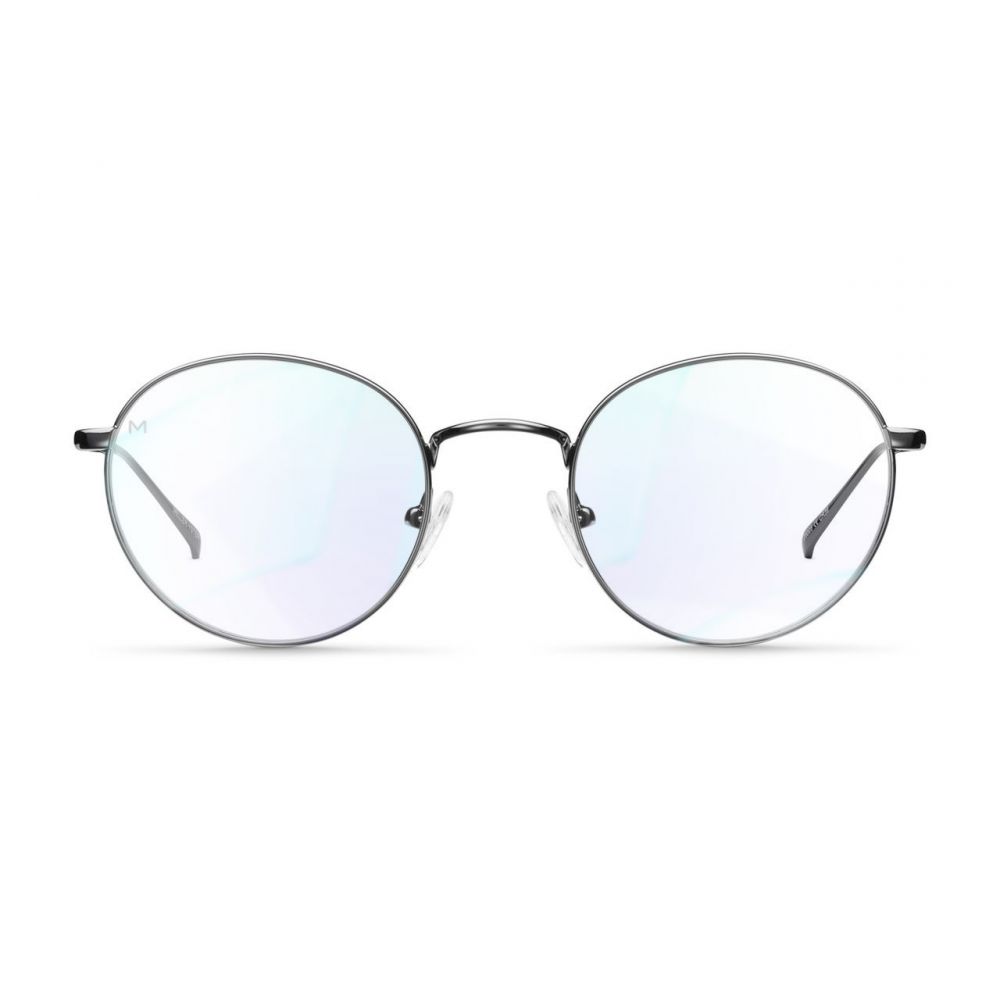Levně MELLER YUDA GUNMETAL brýle na počítač s filtrem blokujícím modré světlo