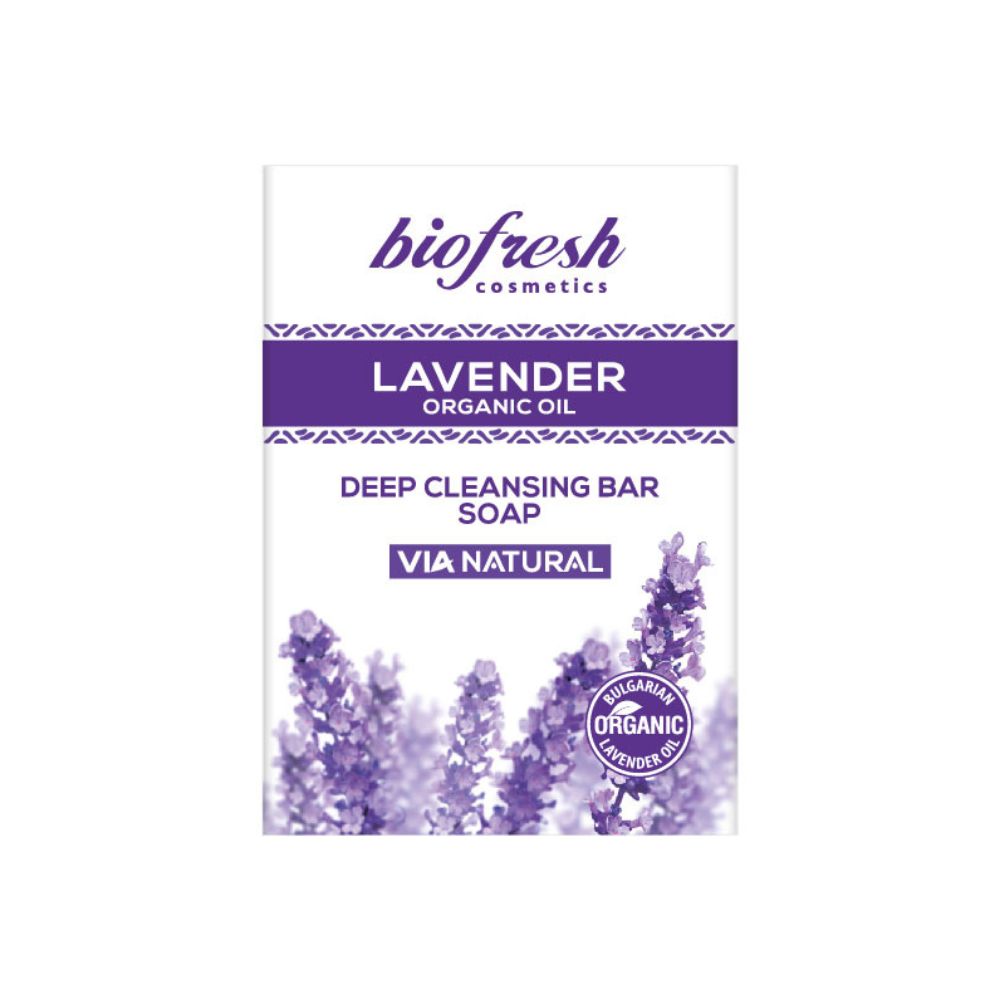 Lavender Organic Oil Hloubkově čistící mýdlo s organickým levandulovým olejem Lavender 100g Obrázek