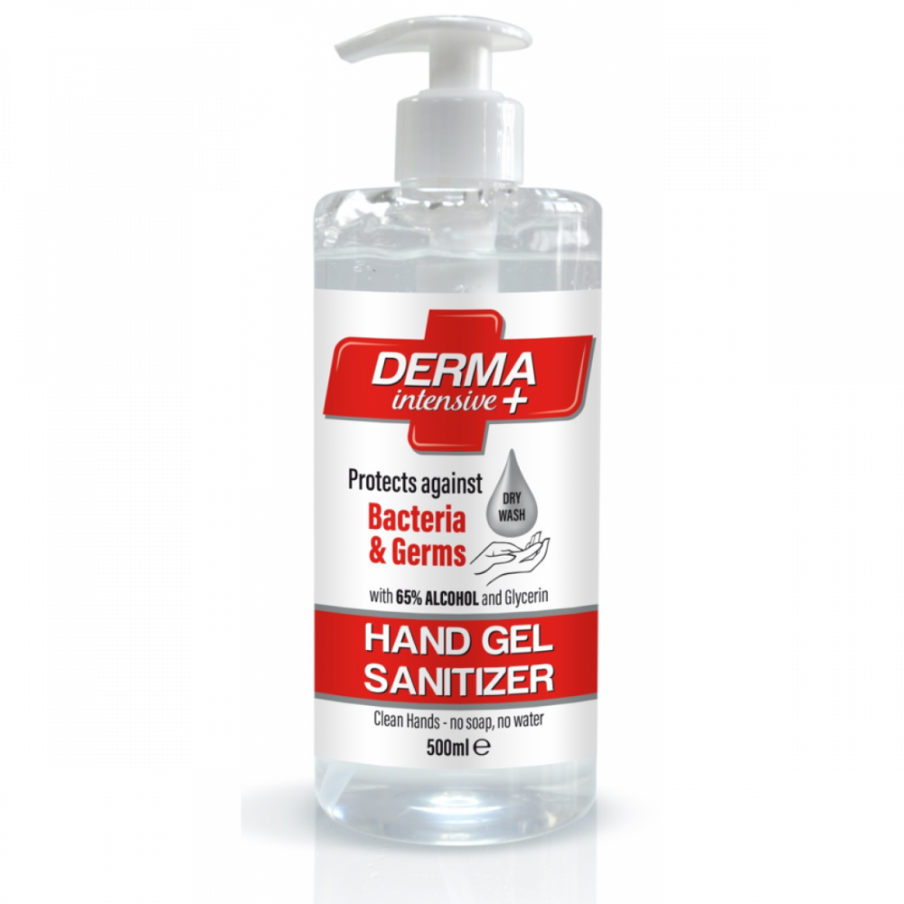 Levně Dezinfekční antibakteriální gel na ruce Derma Intensive + 500 ml