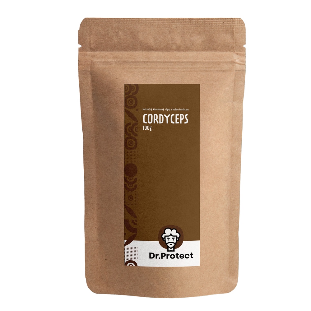 Levně Dr.Protect kávovinový nápoj s hubou Cordyceps 100g