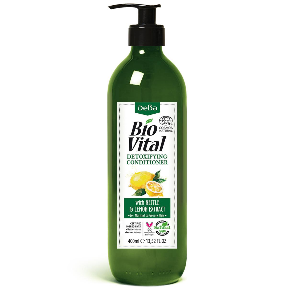 Levně Detoxikační kondicionér s citrónon BioVital DeBa 400 ml